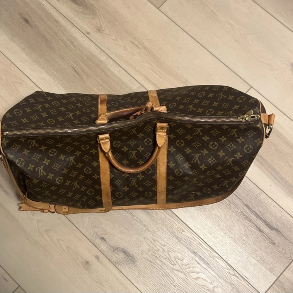 Louis Vuitton Brown Monogram Duffel Bag